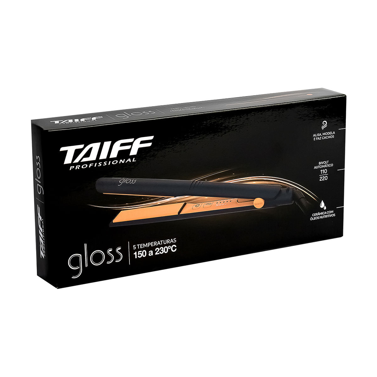 Chapa Gloss Blue Bivolt | Alise com Estilo e Eficiência