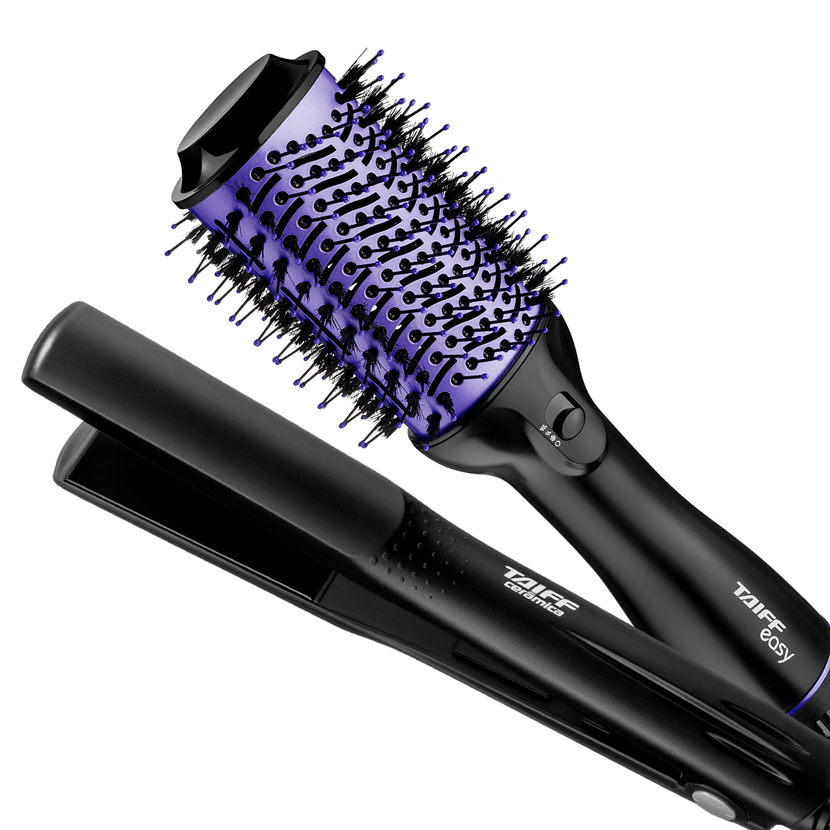 Kit Escova Easy Lilás e Chapa Cerâmica – Beleza com Facilidade